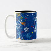 Dekorative Tasse von Sternen (Links)