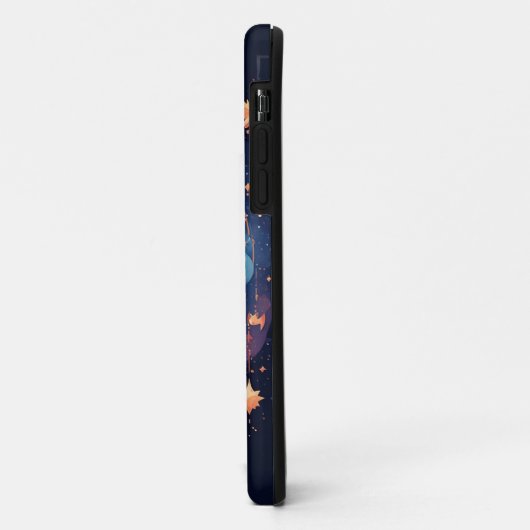 Dekorative Taurus Zodiac Illustration Case-Mate iPhone Hülle (Hinten/Links)