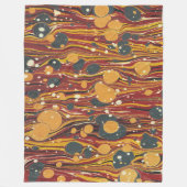 Dekorative Textur von Herrn Alexander Pope Fleecedecke (Vorderseite)