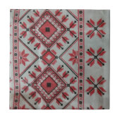 Dekorative Tiles rot und schwarz Fliese (Vorderseite)