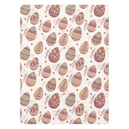 Dekorative Tischdecke des Osterei-Muster-| (Vorderseite)