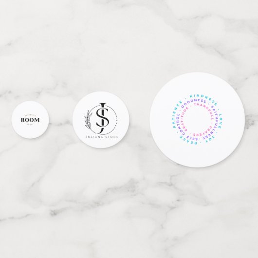 Dekorative Tischkonfetti für Besondere Anlass Konfetti (Rückseiten)