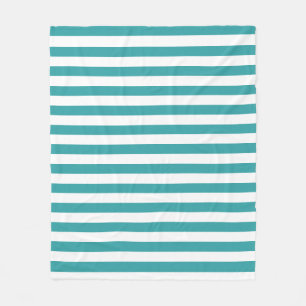 Dekorative Trend-Farben mit grünen Streifen Fleecedecke