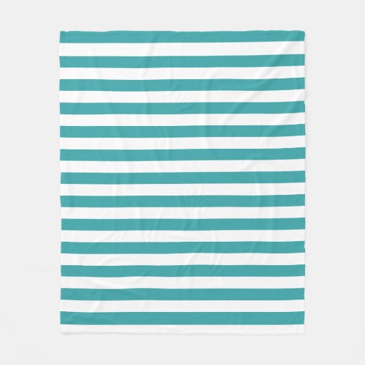 Dekorative Trend-Farben mit grünen Streifen Fleecedecke (Vorderseite)