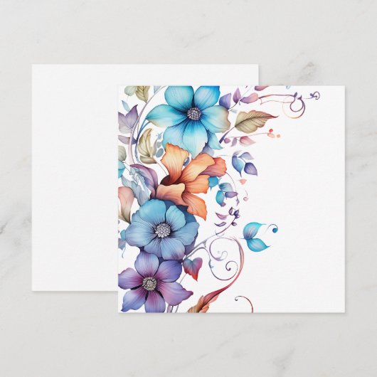 Dekorative tropische Blume (Vorne/Hinten)