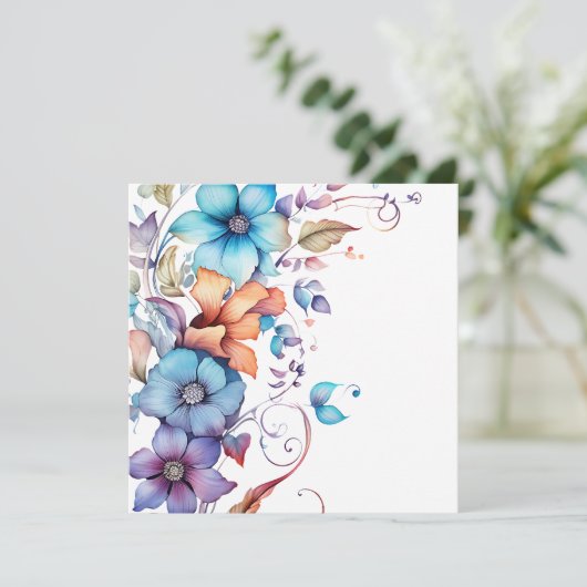 Dekorative tropische Blume (Stehend Vorderseite)