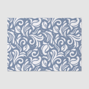 Dekorative Tulip Floral in Weißzettel Seidenpapier