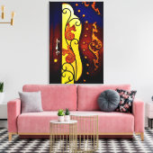 Dekorative Tür Leinwanddruck (Insitu (Wohnzimmer))