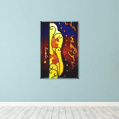 Dekorative Tür Leinwanddruck (Insitu (Holzboden))