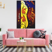 Dekorative Tür Leinwanddruck (Insitu (Wohnzimmer))