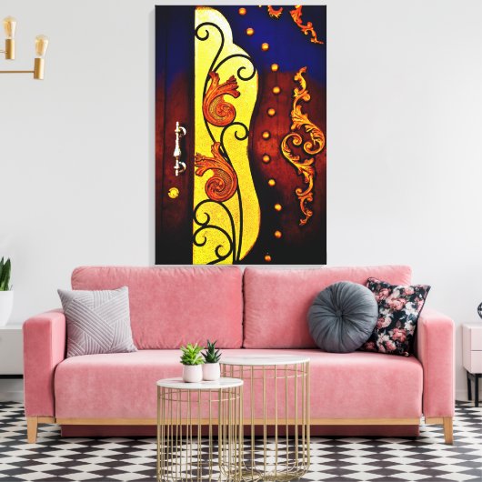 Dekorative Tür Leinwanddruck (Insitu (Wohnzimmer))