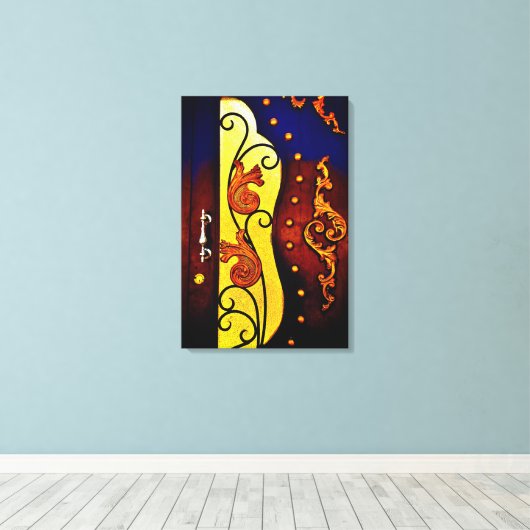 Dekorative Tür Leinwanddruck (Insitu (Holzboden))