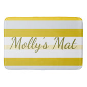 Dekorative Typografikdesigner Badematte (Vorderseite)