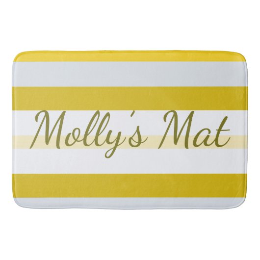 Dekorative Typografikdesigner Badematte (Vorderseite)