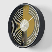 Dekorative Uhrenuhr im Stil der 50er Jahre Art Dec Uhr (Winkel)