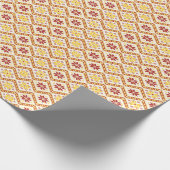 Dekorative ukrainische Kreuzstich Geschenkpapier (Ecke)