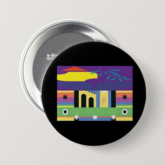 Dekorative und kühne Maximalistisches Design für K Button (Vorne & Hinten)