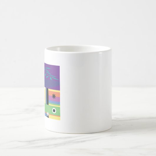 Dekorative und kühne Maximalistisches Design für K Kaffeetasse (Mittel)