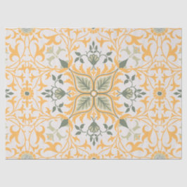 Dekorative Vintage Blumenweine Seidenpapier
