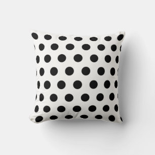 Dekorative Vintage Polka-Punkte Kissen