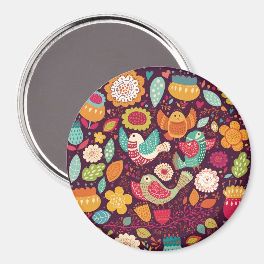 Dekorative Vögel Magnet (Vorderseite/Rückseite)