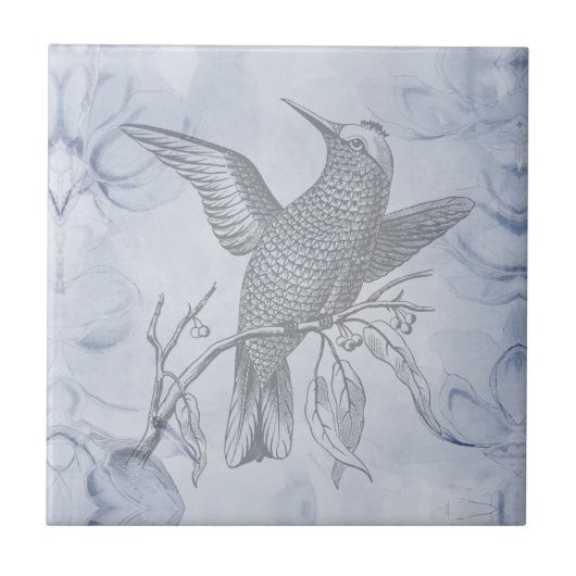 Dekorative Vogelkunst Fliese (Vorderseite)