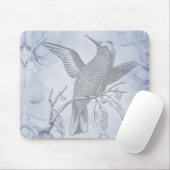 Dekorative Vogelkunst Kalligrafie Mousepad (Mit Mouse)