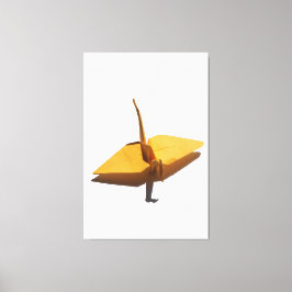 Dekorative Wandkunst glücklicher Origami-Kranich Leinwanddruck