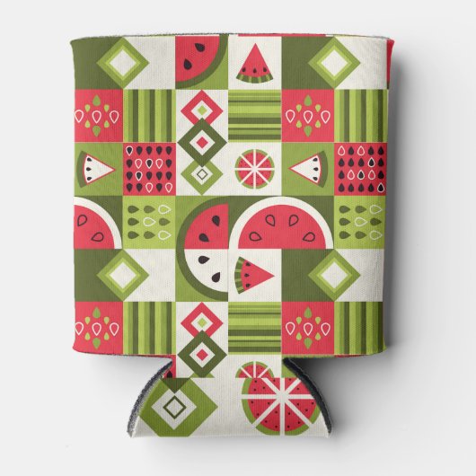 Dekorative Watermelon Elemente Kunst, Dichtung und Dosenkühler (Vorderseite)