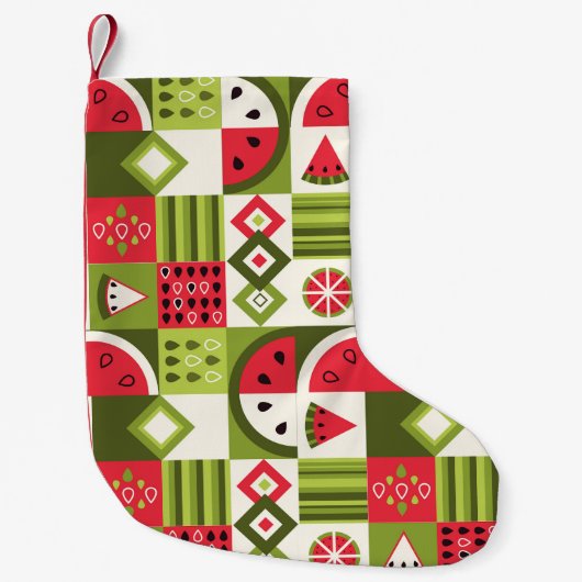 Dekorative Watermelon Elemente Kunst, Dichtung und Kleiner Weihnachtsstrumpf (Vorderseite)