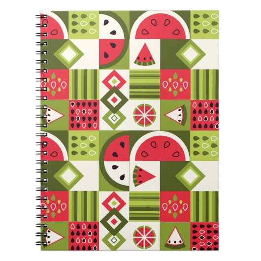 Dekorative Watermelon Elemente Kunst, Dichtung und Notizblock (Vorderseite)