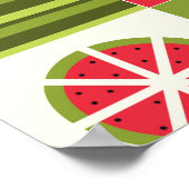 Dekorative Watermelon Elemente Kunst, Dichtung und Poster (Ecke)