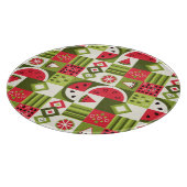 Dekorative Watermelon Elemente Kunst, Dichtung und Schneidebrett (Ecke)