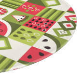 Dekorative Watermelon Elemente Kunst, Dichtung und Schneidebrett (Ecke)