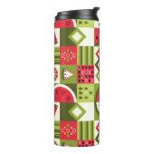 Dekorative Watermelon Elemente Kunst, Dichtung und Thermosbecher (Nach links gedreht)