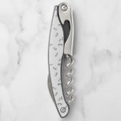 Dekorative, weiche Pfirsichschraube Kellnermesser (Rückseite)