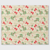 Dekorative Weihnachtsabstriche Geschenkpapier (Flach)