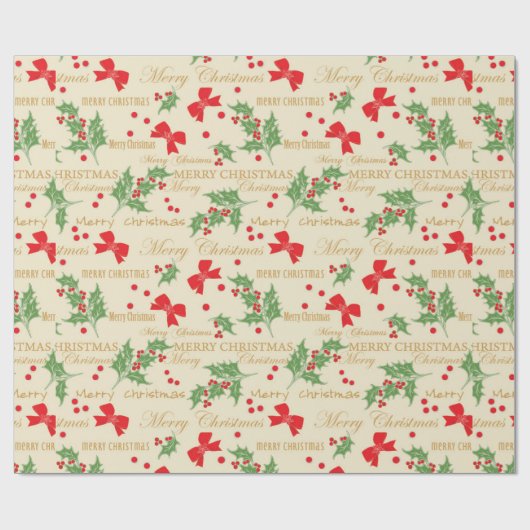 Dekorative Weihnachtsabstriche Geschenkpapier (Flach)