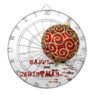 Dekorative Weihnachtsbälle Dartscheibe