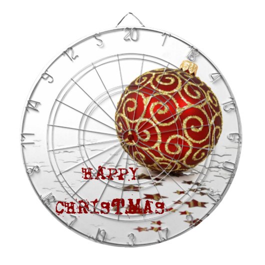 Dekorative Weihnachtsbälle Dartscheibe (vorne)