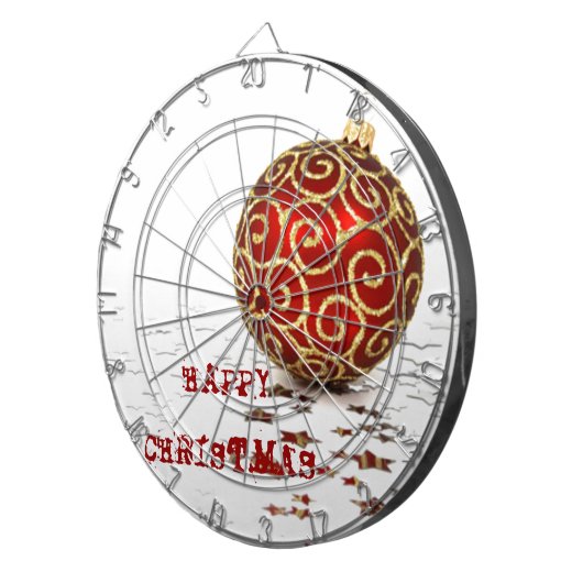 Dekorative Weihnachtsbälle Dartscheibe (Vorderseite rechts)