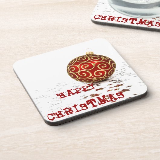 Dekorative Weihnachtsbälle Untersetzer (Linke Seite)