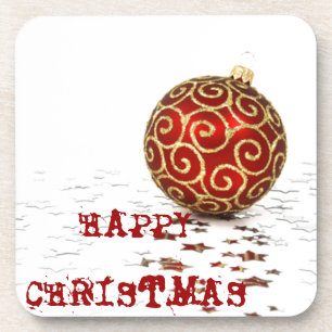 Dekorative Weihnachtsbälle Untersetzer