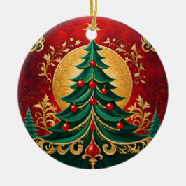 Dekorative Weihnachtsbaum Keramik Ornament