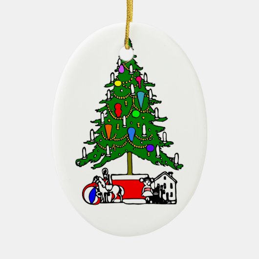 Dekorative Weihnachtsbaumdekorationen Keramikornament (Vorne)