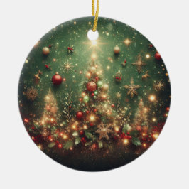 Dekorative Weihnachtsbaumen Keramik Ornament