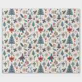 Dekorative Weihnachtsdekoration Geschenkpapier (Flach)