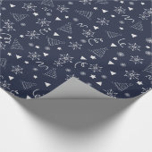 Dekorative Weihnachtsdekoration Geschenkpapier (Ecke)