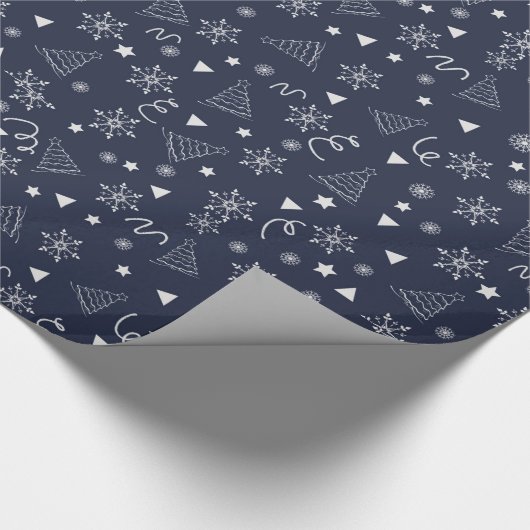 Dekorative Weihnachtsdekoration Geschenkpapier (Ecke)