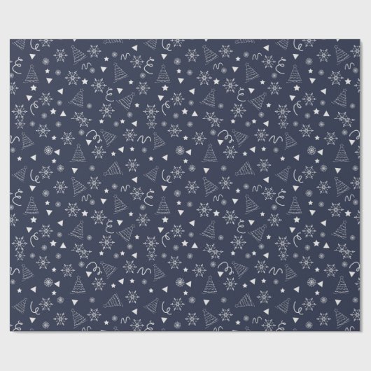 Dekorative Weihnachtsdekoration Geschenkpapier (Flach)